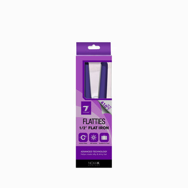 Tyche Flatties 1/2' Flat Iron – Purple - ANNS BEAUTY SUPPLY